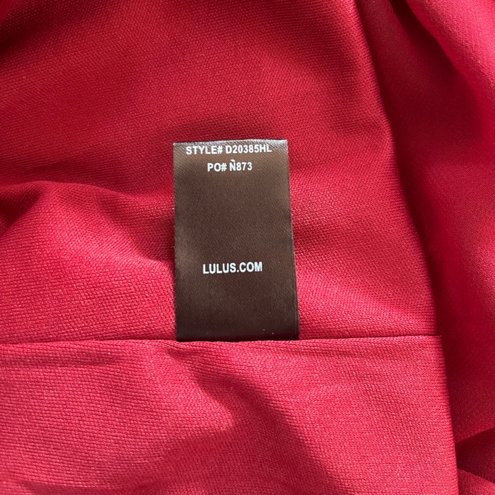 Lulus Well Traveled Wine Red Embroidered Shift Dress - Picture 6 of 8